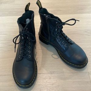 Doc Martens 1460 Black Leather with Interior Zip